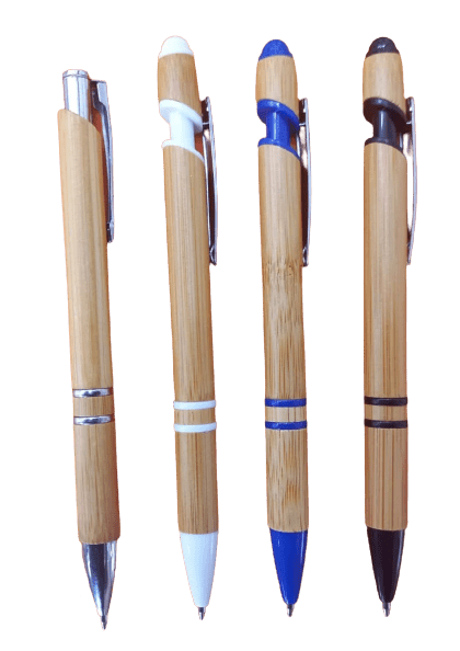 Branded wooden pens